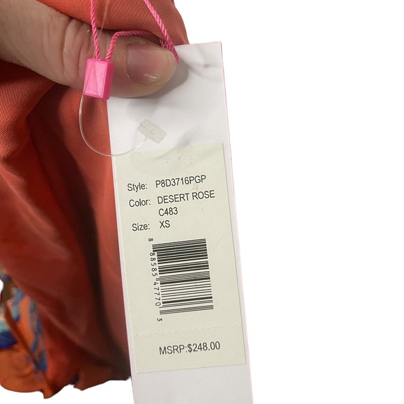 NWT Parker Desert Rose cold shoulder flutter sleeve with ruffles - XS - Picture 6 of 7